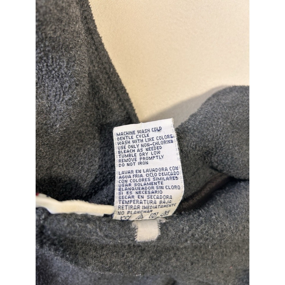 Faded Glory Women's Fleece Cardigan Jacket L 12/14 Gray Button Front Cozy - Picture 5 of 8